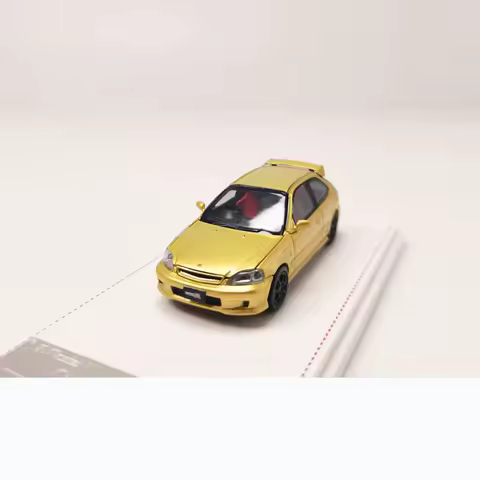1:64 Scale Honda Civic Type-R EK9 Simulation Alloy Static Die-cast Car Model Ornament Decoration Holiday Gift Collection
