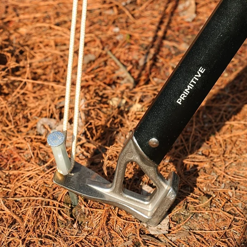 Multifunctional Camping Hammer Practical Outdoor Gear Portable Survival Accessory Hand Tool for Tent Building Camping view 3