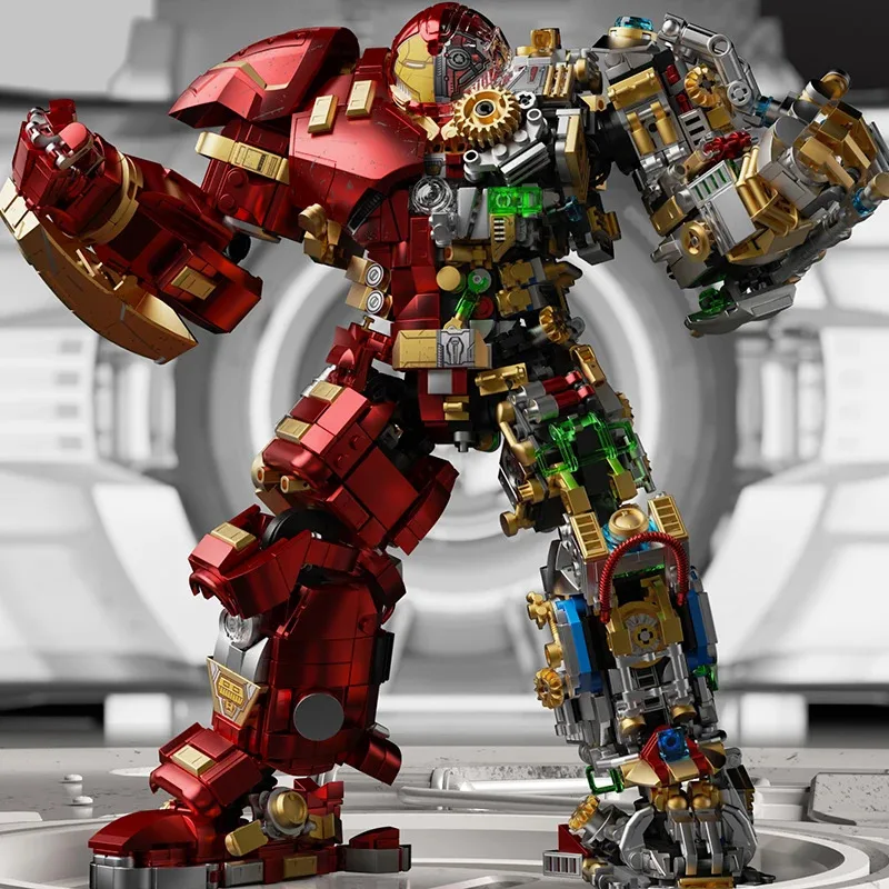 2700 + pièces fer héros blocs figurines d'action marque ensembles de construction Buster Mech bricolage brique jouets à collectionner pour garçons adultes enfants cadeaux