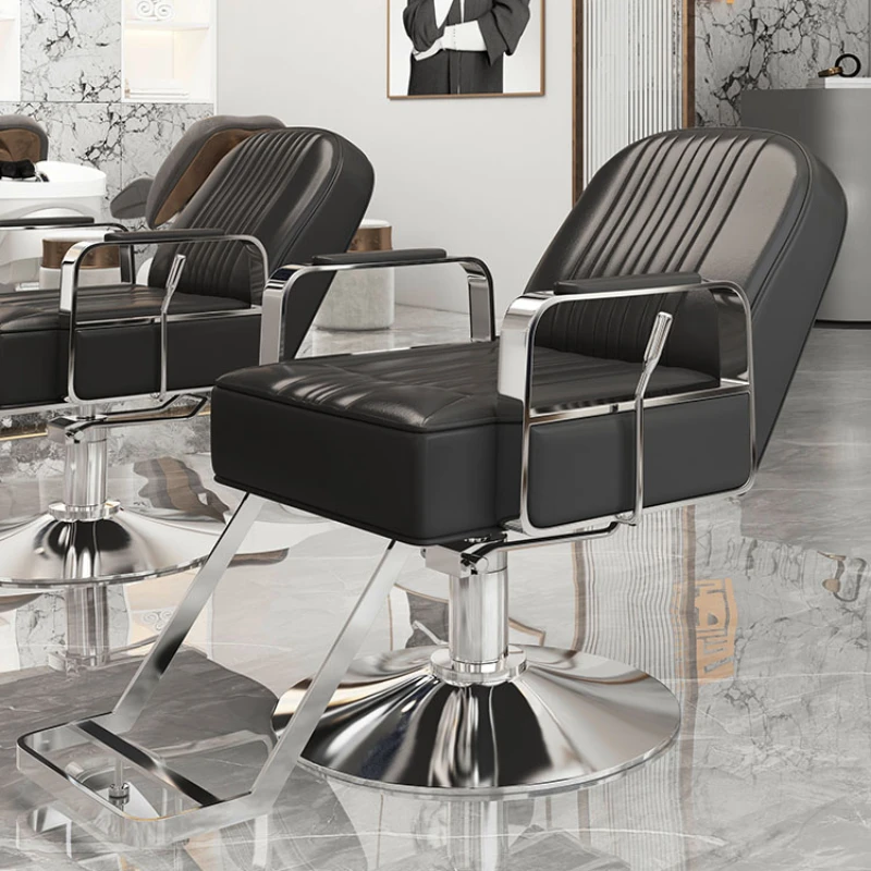 Rotating Chairs Aesthetic Barber Hair Salon Hairdressing Offer Chair Wheels Barbershop Chaise Coiffure Barbars Beauty Silla