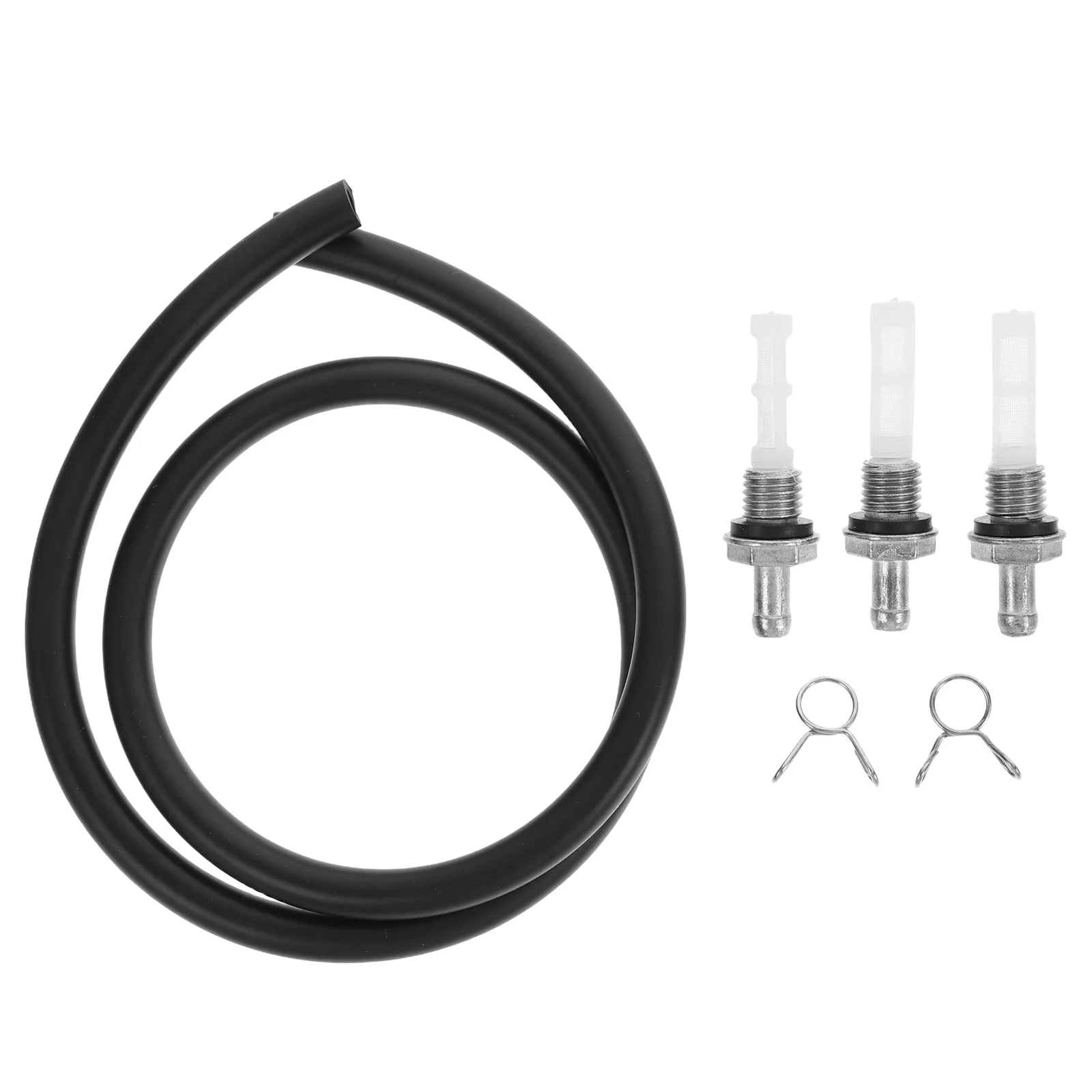 

1Set Fuel Line Hose Kit for Small Engines Generator Fuel Tube with Mini Clamps High Temperature Resistance for Reliable