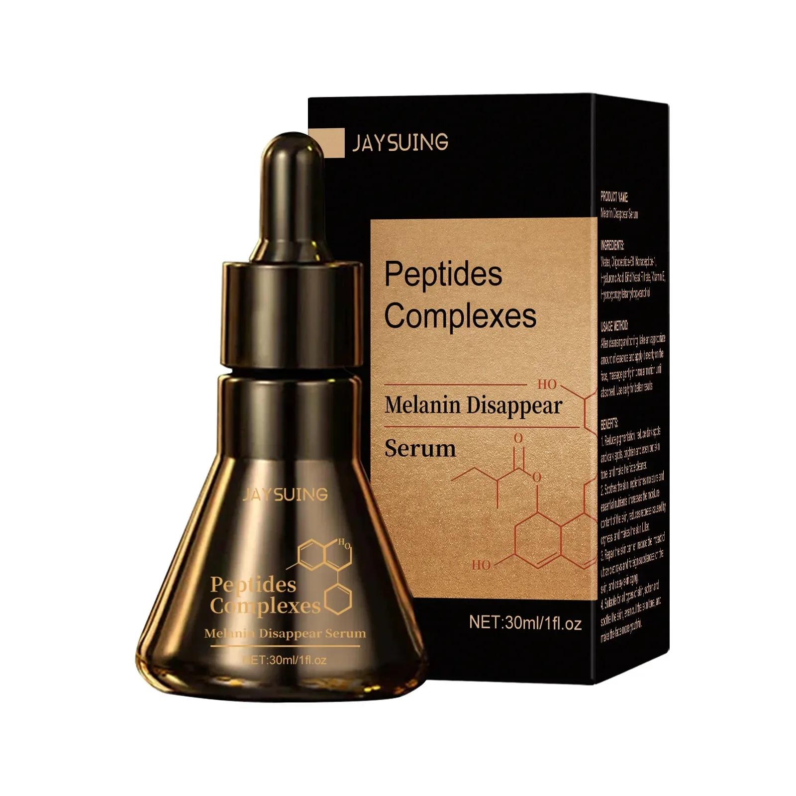 Jaysuking-esencia hidratante e iluminadora para el cuidado de la piel, reafirmante, hidratante, reparación de manchas faciales, melanina, blanqueamiento de la piel, 30ml