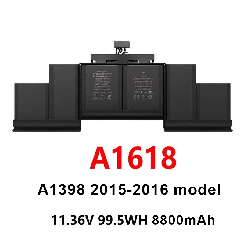 

Новая батарея для ноутбука A1494 A1417 для Apple MacBook Pro 15 A1398 Retina 2012-2015 годов выпуска ME293 ME294 MGXA2 MGXC2, высококачественная замена