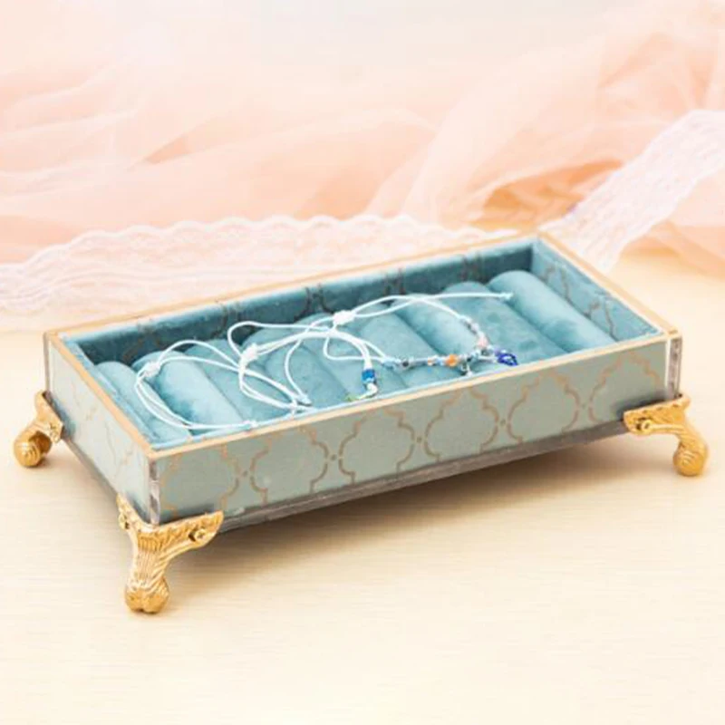 Retro Jewelry Display Window Display Jewelry Holder Resin Display Rack Necklace Earring Bracelet Organizer Home Decor Crafts
