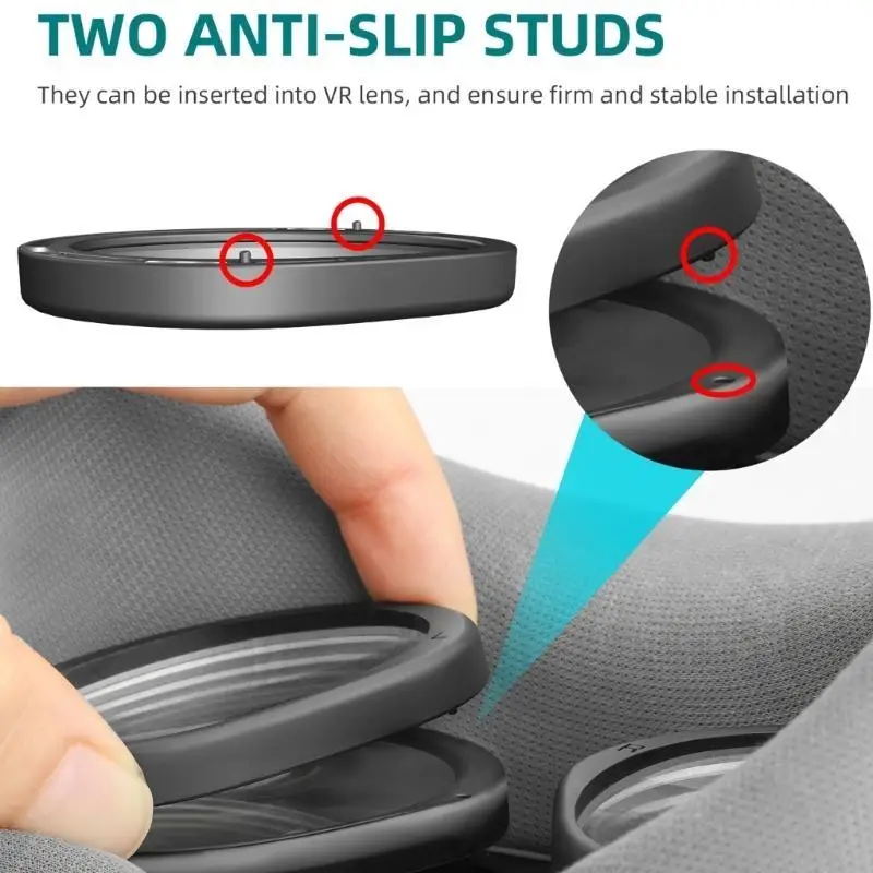 عدسة قصر النظر النحيفة K3NB تُدخل إطار شفط مغناطيسي لسماعة الرأس Pico 4 #3