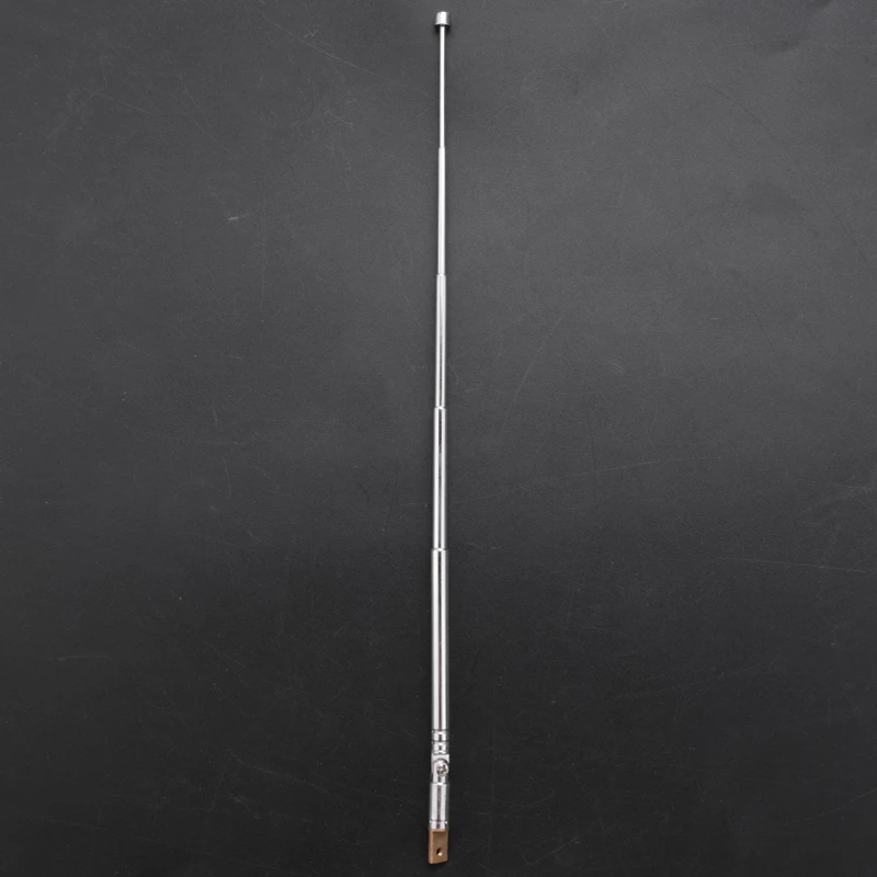 4X Replacement 25.4Cm 10 Inch 5 Sections Telescopic Antenna Aerial For Radio TV