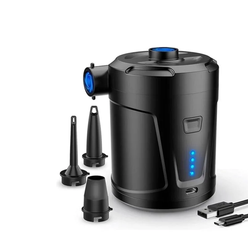 Wireless Portable Air Pump Inflate & Deflate for Camping Air Mattress Swimming Pool Float Vacuum Storage Bags