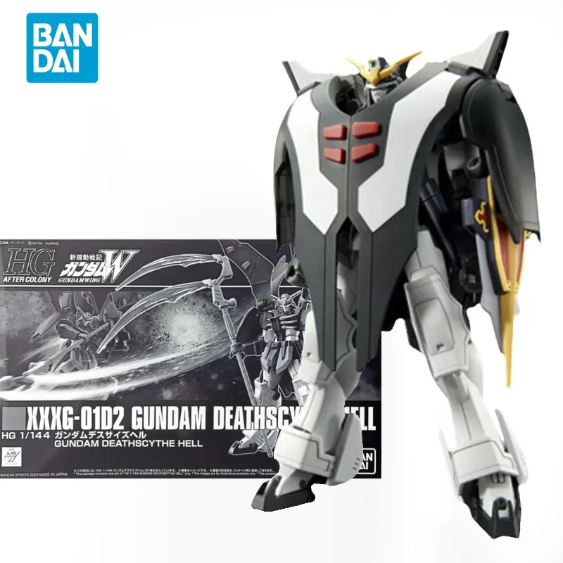 

Bandai Genuine Original Anime GUNDAM Model HG 1/144 XXXG-01D2 GUNDAM DEATHSCYTHE HELL Action Figure Assembly PB Toy Gift for Kid