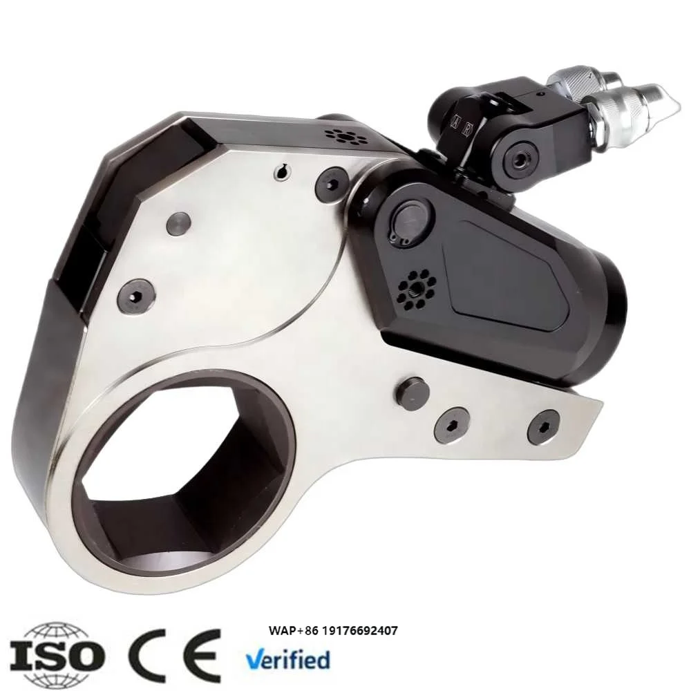 High Efficiency Compact 19-175mm Easily in Tighter Spaces Low Profile Hexagon Hydraulic Torque Wrench Alloy Steel 70Mpa