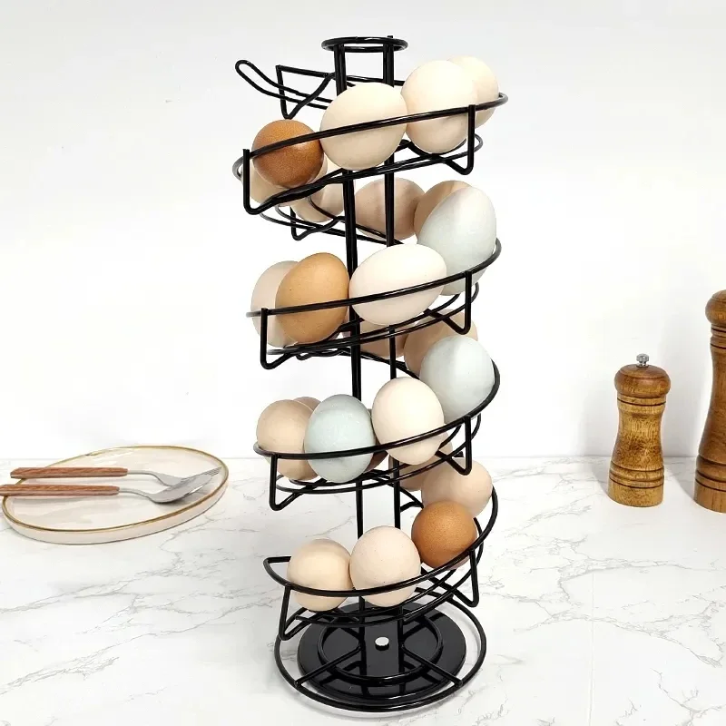 Multifunctional Rotatable Nespresso Coffee Capsule Pod Holder Storage Egg Tower Stand Shelves Dolce Gusto Display Rack