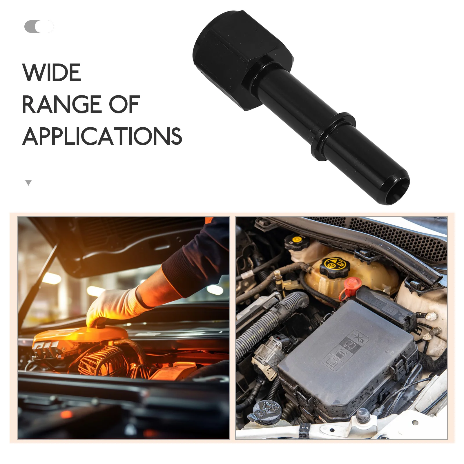 

Rail Adapter On Hose Line Accessories Fitting Quick Disconnect Fuel Line Connector Car Fuel System Accessory An6 3/8\