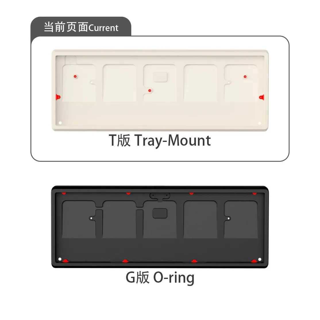 Custom Frog Mini Leggera Mechanisch Toetsenbord Shell Mode-T CNC Aluminium 3 modus 60% Case voor wooting Game Toetsenborden PC Accessoires