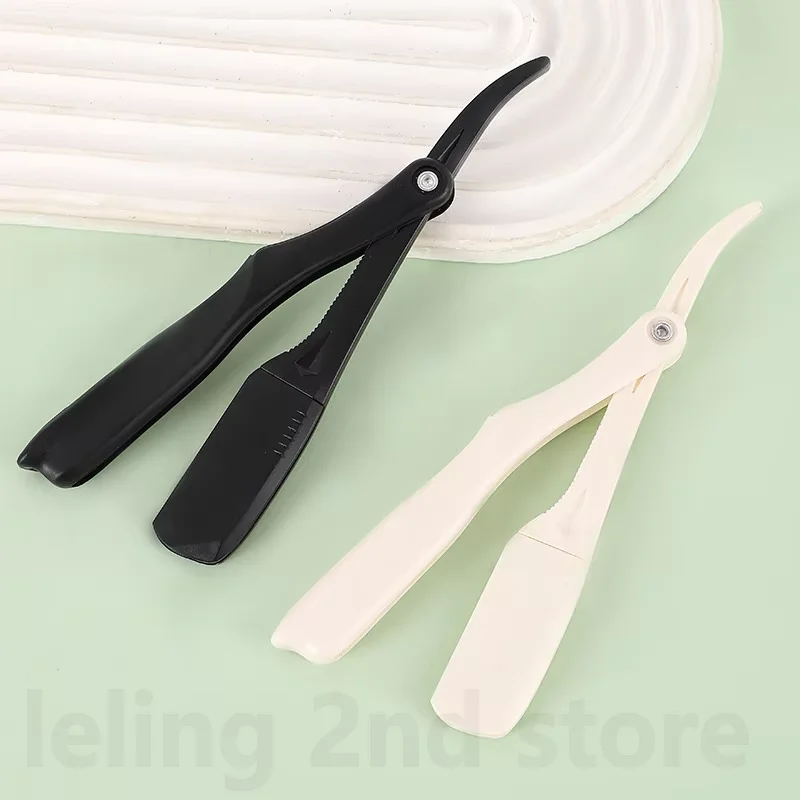 Professional Manual Shaver Straight Edge Plastic Barber Razor Folding Shaving Beard Cutter Straight Razor Wholesale