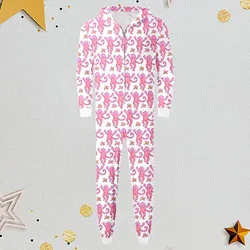 Women's Monkey Pajamas Parent Child Pajamas Set Home Jumpsuit Family Pajamas Jumpsuit Pajamas Lapel Long Sleeved Pajamas Men