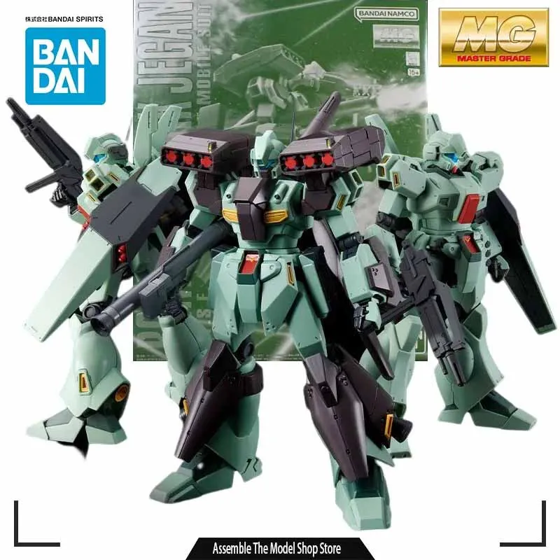 Bandai Original Model Kit GUNDAM MG PB RGM-89S Stark Jegan 1/100 Assembly Model Toys Collection Model Gifts for Boys