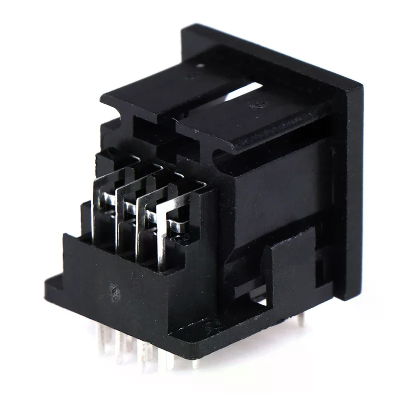 Connector Adapter DIN 13 Pin Circular Jack Female Panel Mount PCB Reliable Durable For Automotive Electronic Devices