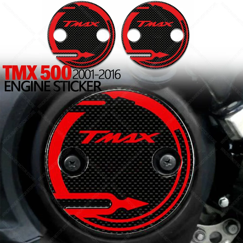 

For TMAX 500 530 T-MAX 2001-2016 Motorcycle Accessories Waterproof Protective Sticker Engine Sticker 3D Epoxy Protective Sticker