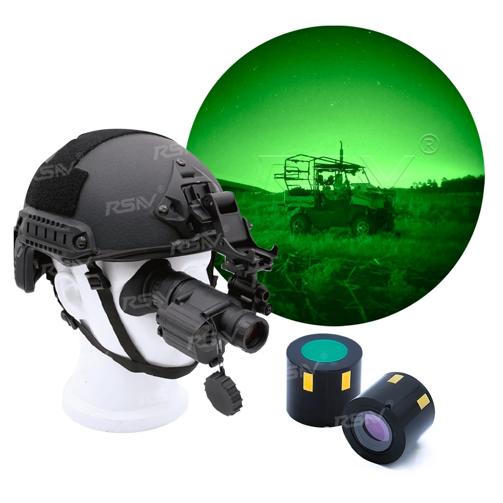 

RSNV Cheapest Night Vision Gen 2+ FOM1600+ Green Phosphor IIT Tube Night Vision Monocular PVS14