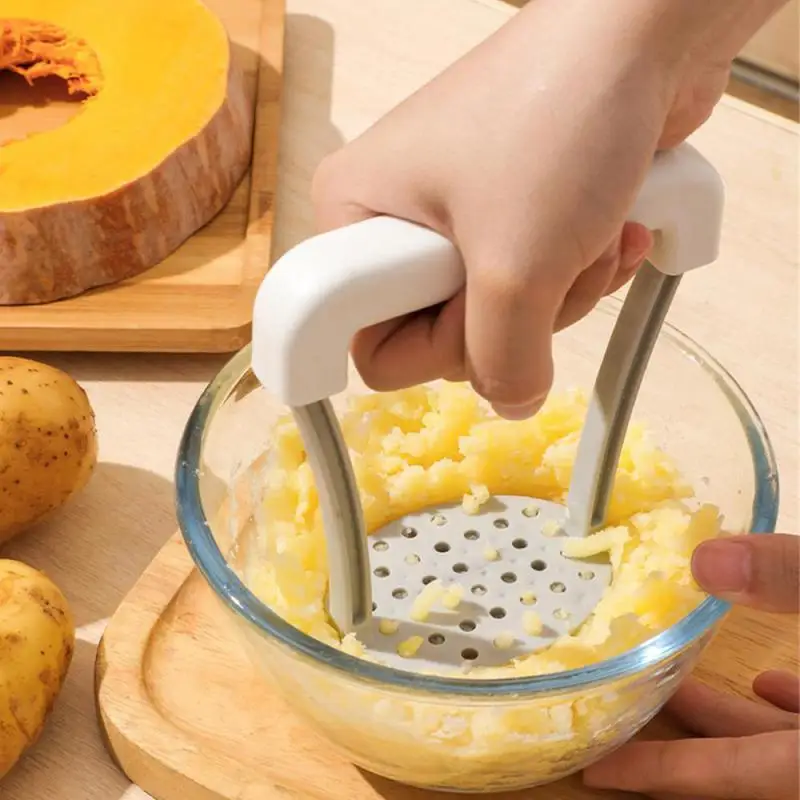 Manual Portable Potato Masher Pumpkin Crusher Pressed Smasher for Babies Food Fruit Banana Baking Kitchen Gadgets and Access