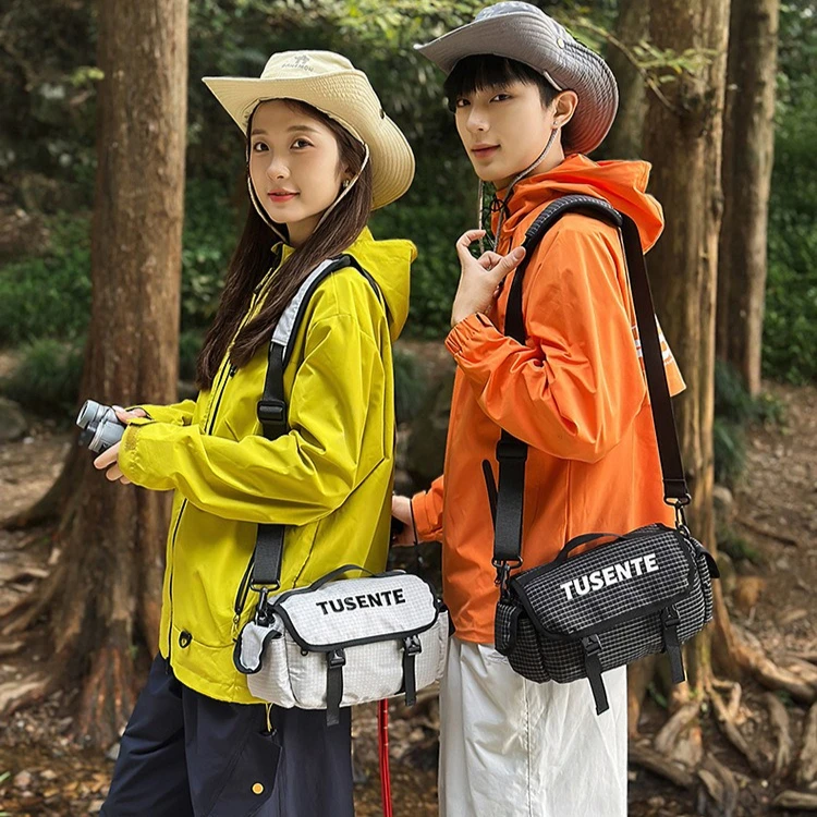 

Workgear plaid sports crossbody outdoor small backpack light mountaineering shoulder bag riding messenger bag