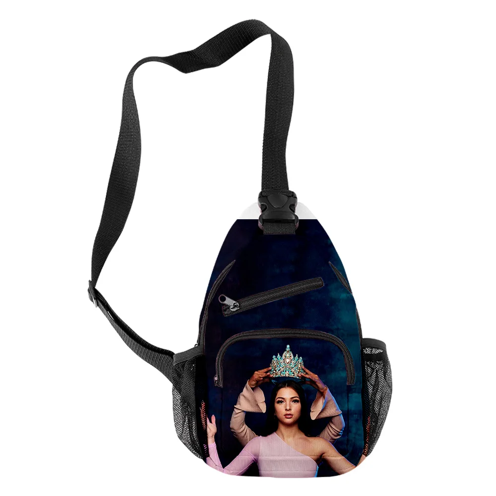 Hip hop popular eva rainha crossbody sacos de peito oxford à prova dwaterproof água meninos/meninas esportes sacos viagem impressão 3d moda sacos ombro