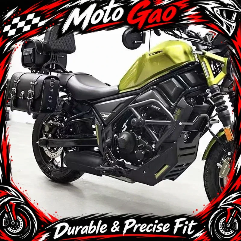 【Precise Fit】FOR ZONTES 125C bumper modification, retro side bag, canvas bag, folding backrest, shelf, anti-fall bar, three-box