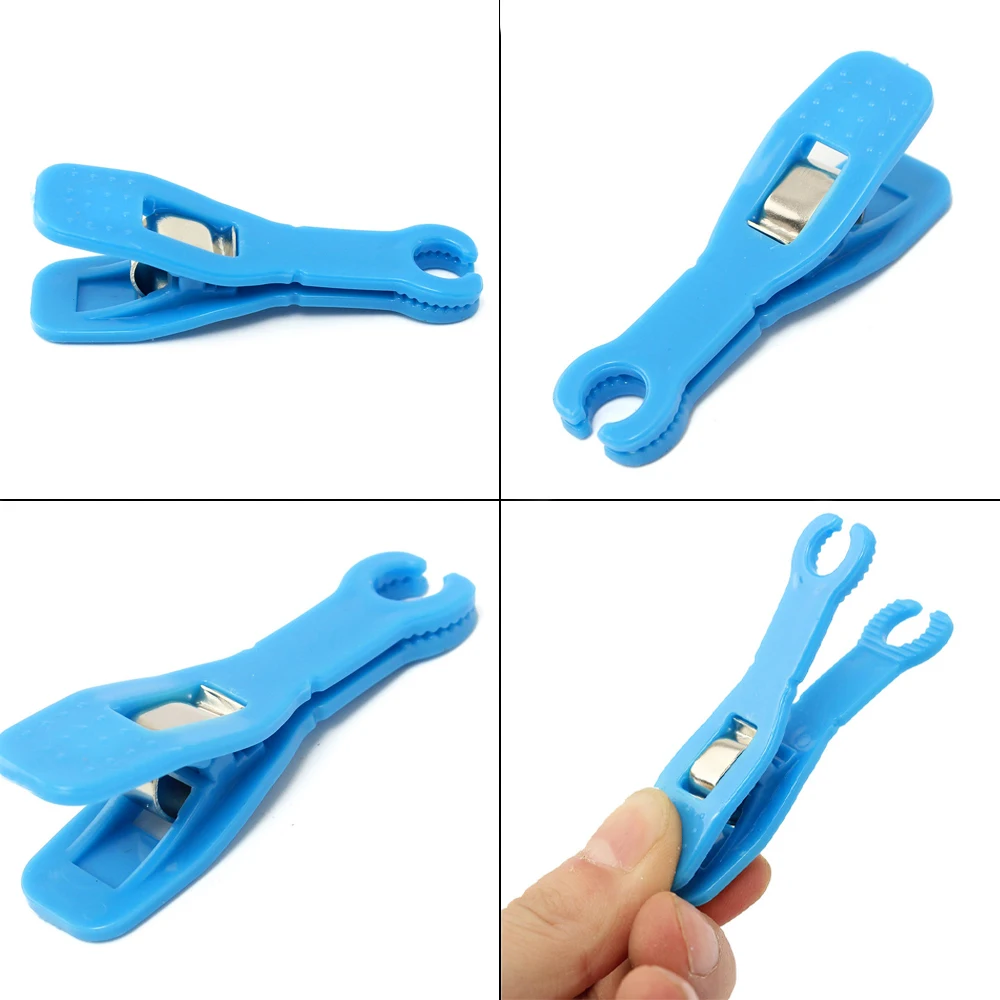 25PCS Disposable Sterile blue Body Piercing needle Tool clip FORCEP CLAMP piercing clip tattoo accessories free shipping