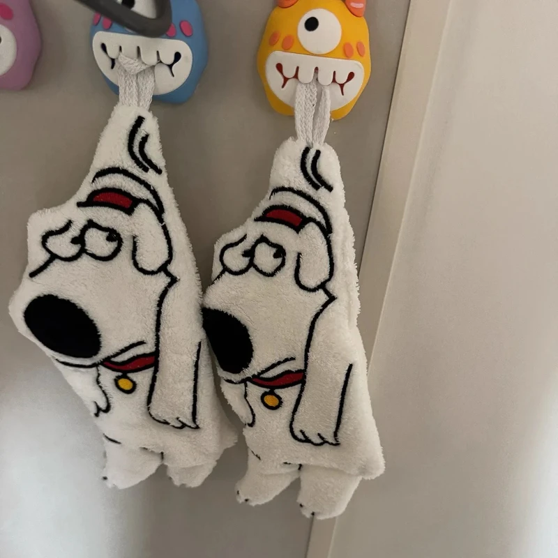 بريان غريفين منشفة اليد الكرتونية لطيف شنقا منديل لينة ماصة اكسسوارات المطبخ الحمام