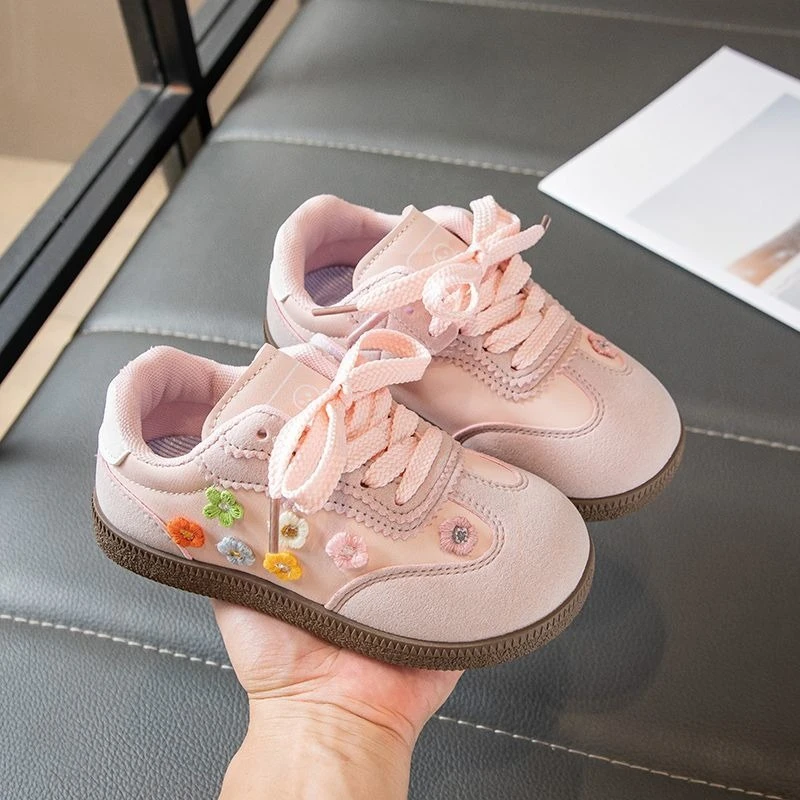 

Girls Leather Waterproof Sneakers 2026 Spring Autumn New Style Non Slip Soft Sole Kids Casual Shoes for Students​