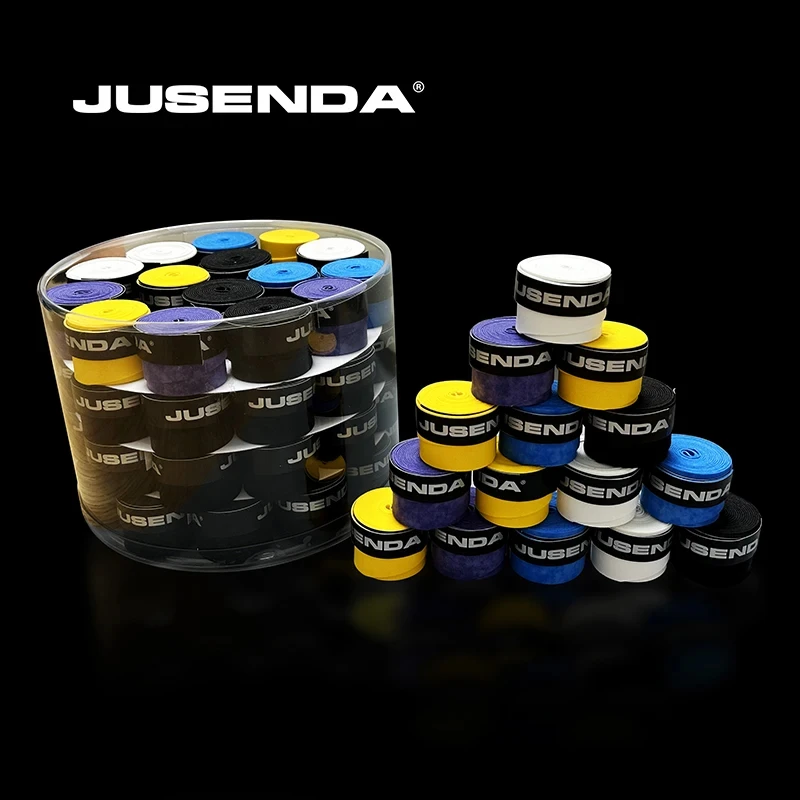 

JUSENDA Tennis Overgrip Padel Racket Tennis Grip Tape Anti Slip Outdoor Training Replacement Sweatband Badminton Accessories