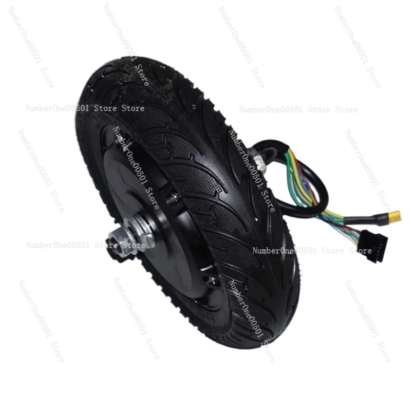 8 Inch Brushless Hub Motor with Rubber Tire 36V 250W High Speed Gearless Electric Scooter Motor