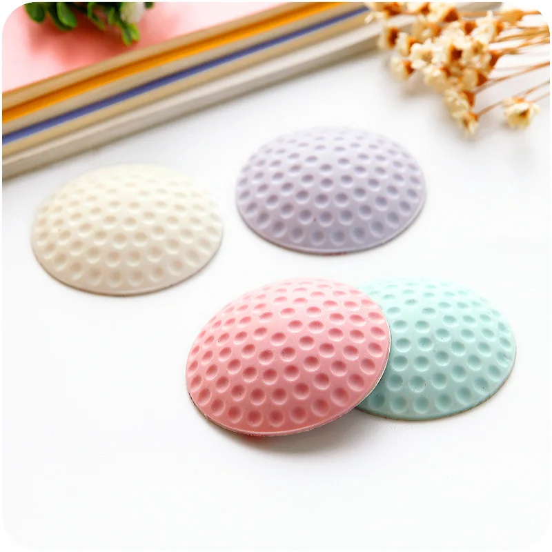 Nệm Cao Su Mềm Bảo Vệ Tường Tự Dính Chặn Cửa Golf Để Tạo Hình Cửa Fender Dán (Trắng/Xanh Dương/Hồng/Xanh/Tím)