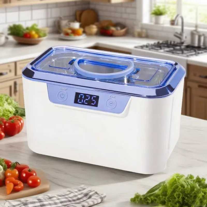 

Sunled New Compact Home Hotel Use Portable Electric Powered Digital Ultrasonic Cleaner for Jewelry Glasses Watches