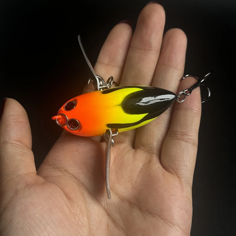 Surface Water Lure Bait, Bionic Floating Fishing Bait, Dragonfly 12.5G/6Cm Hard Bait, Suitable for Both Freshwater and Saltwater