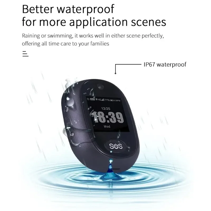 2025Outdoor Sports People Tracking Global Elderly Anti-Lost OEM 4G LTE GPS Tracking Device with Free Application Platform