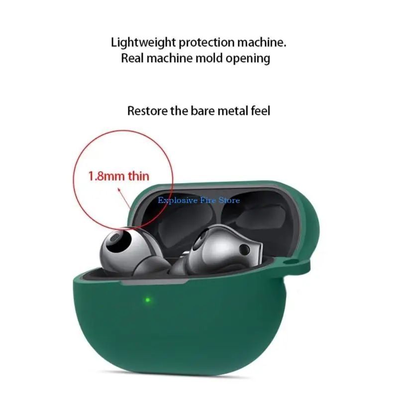 C4DB-headset Soft Cover Washable Shell Budspro 3 Housing Anti-Scratch Sleeve