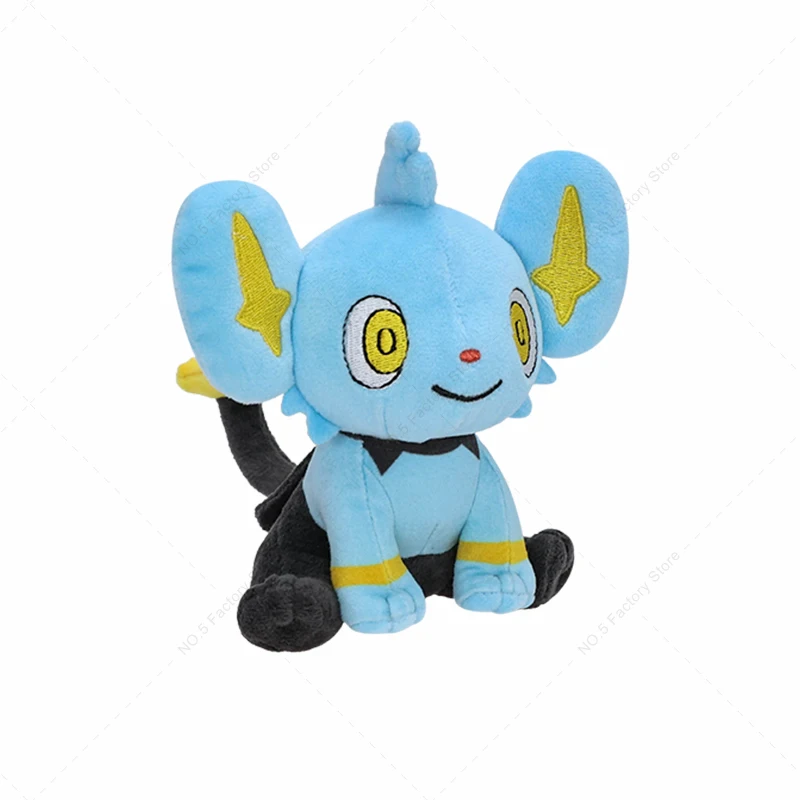 Brinquedo de pelúcia Kawaii Shinx Pokémon infantil, figura de ação, bicho macio, boneca de qualidade, presentes de aniversário, 14-25cm