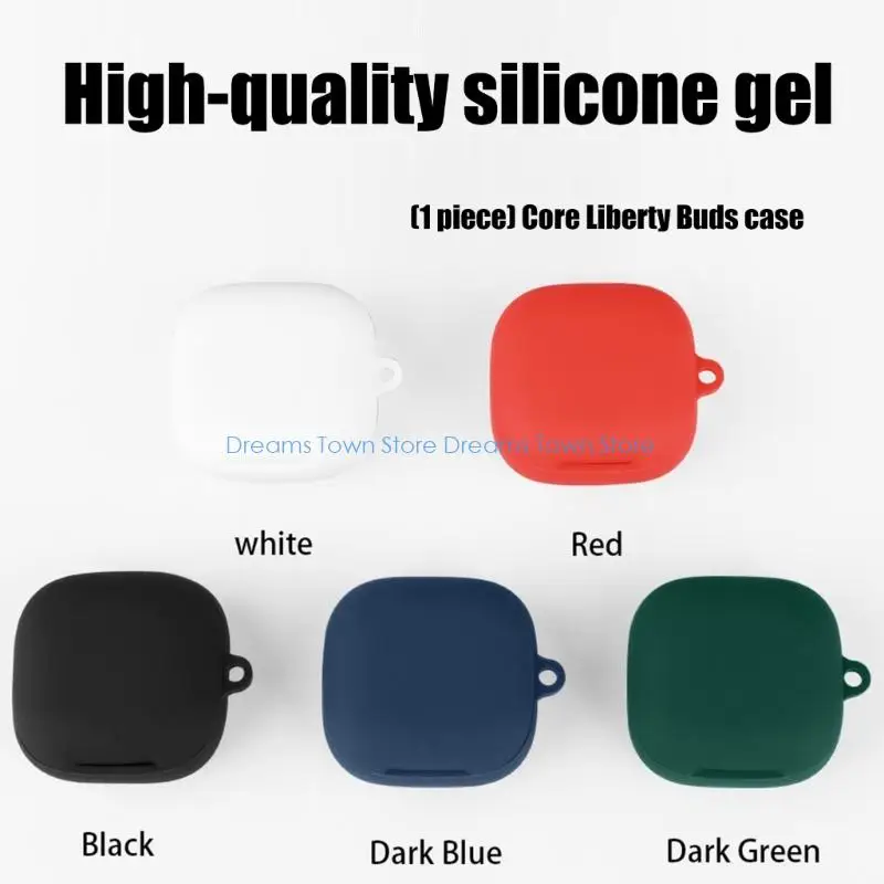 HX6A Scratchproof Case Shockproof Shell for Liberty Buds Dustproof Enclosure Housing Washable Silicone Sleeve Ergonomic Desig
