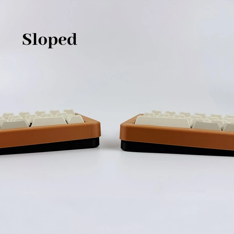 WHHKBALICE Wireless Split Mechanical Keyboard 2.4G Ergonomic Sloped Hot Swappable VIAL Programmable For Office Gaming PC Laptop