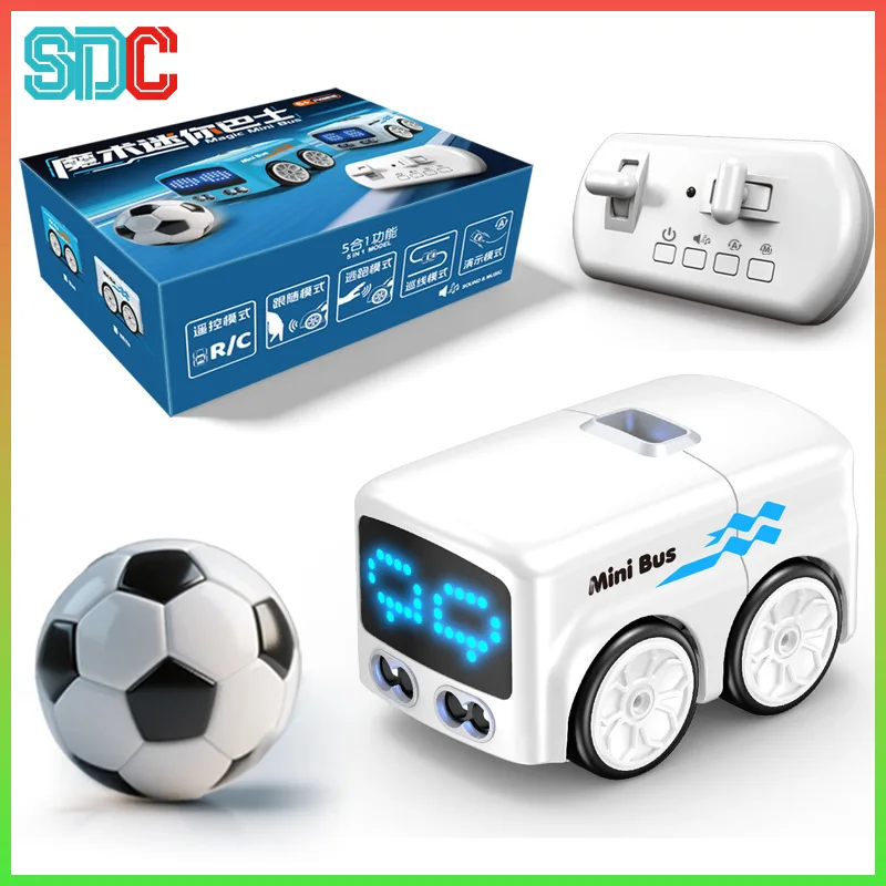 

RC Intelligent Mini Bus Magic Intelligent Remote Control Cartoon Mini Car Gesture Smart Electric Vehicle Children Christmas Toys