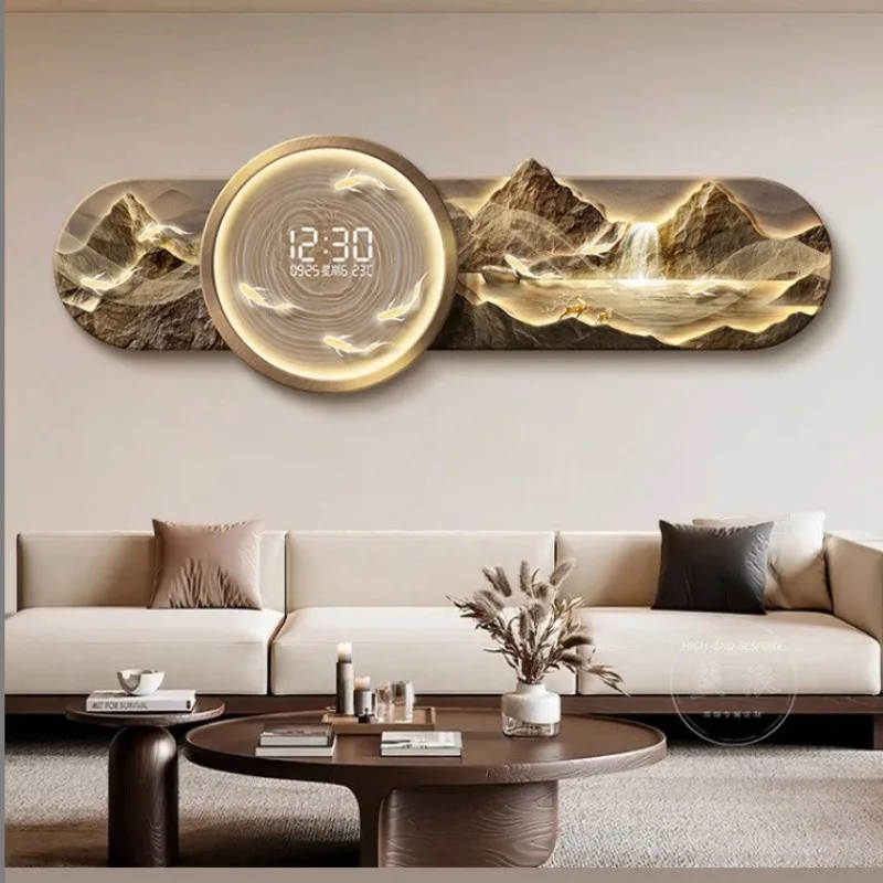 Elegant Quiet Unique Wall Clock Fashion Gold Living Room Decor Wall Clock Digital Aesthetic Modern Reloj De Pared Decorations