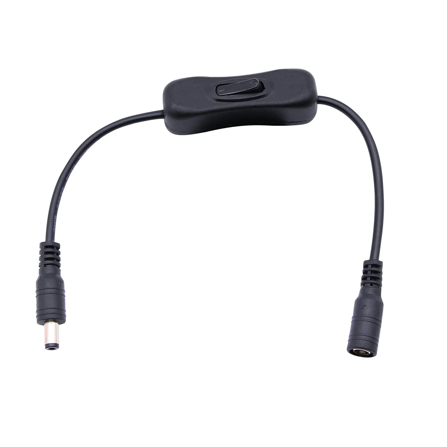 Inline 304 Switch ON/OFF with Female Male Power Cable 5.5x2.1mm DC Connector Switches 5V 12V 24V for CCTV LED Strip Lights