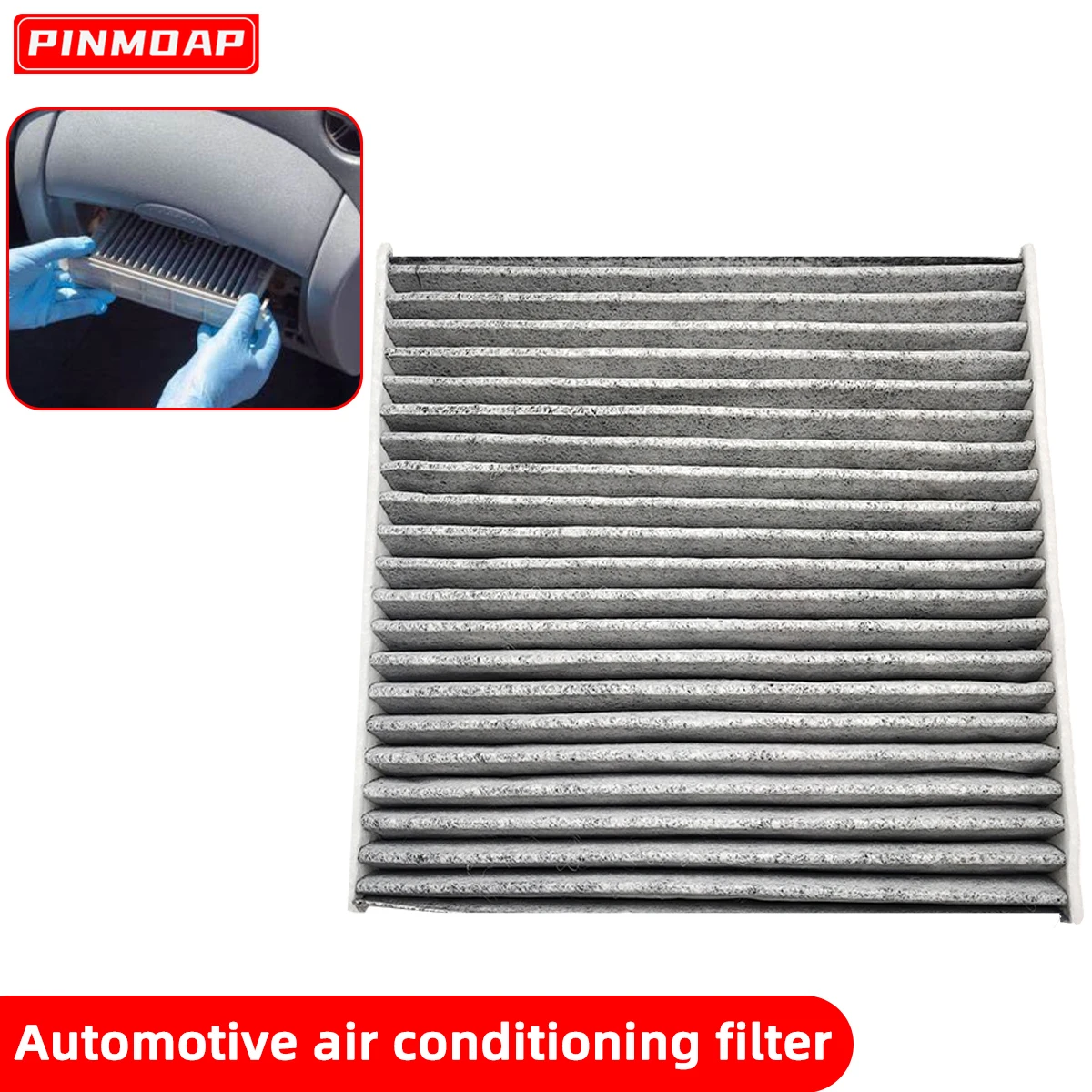 Car Cabin Air Filter for Honda Accord Civic Crosstour CR-V Passport Pilot Ridgeline  Auto Filters Carbon Fiber P3875WS