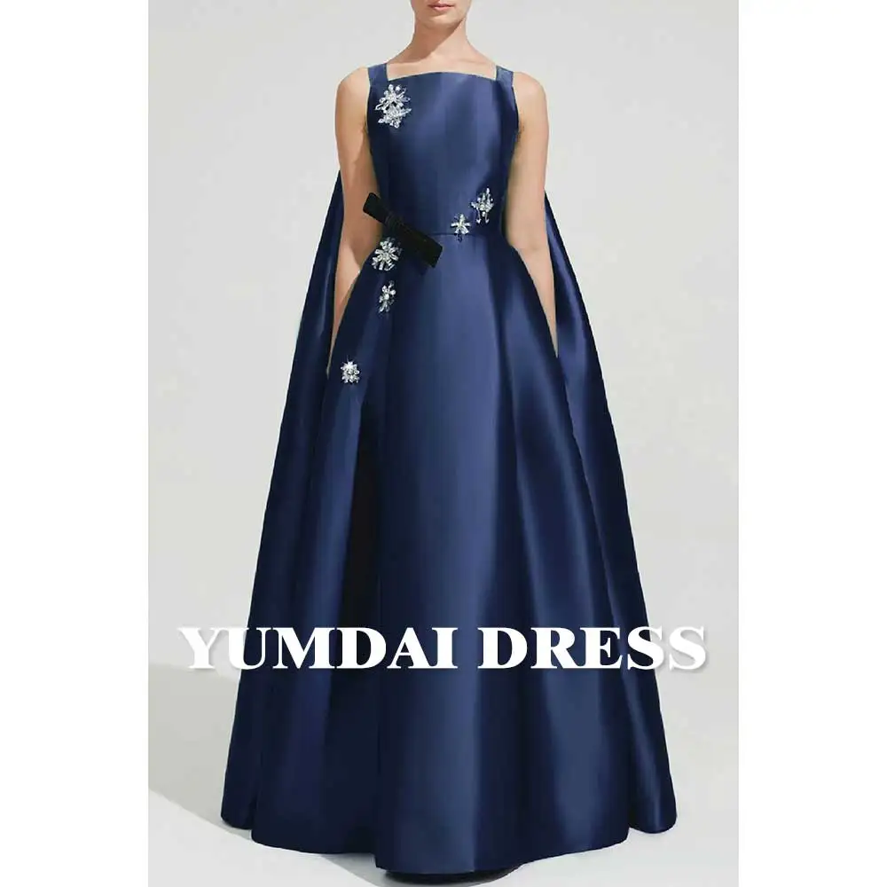 YUMDAI Luxury Dubai Rhinestone Beaded Sling Shawl Blouse Evening Gown 2024 Saudi Arabia Girl Coming Of Age Ceremony A-line Skirt