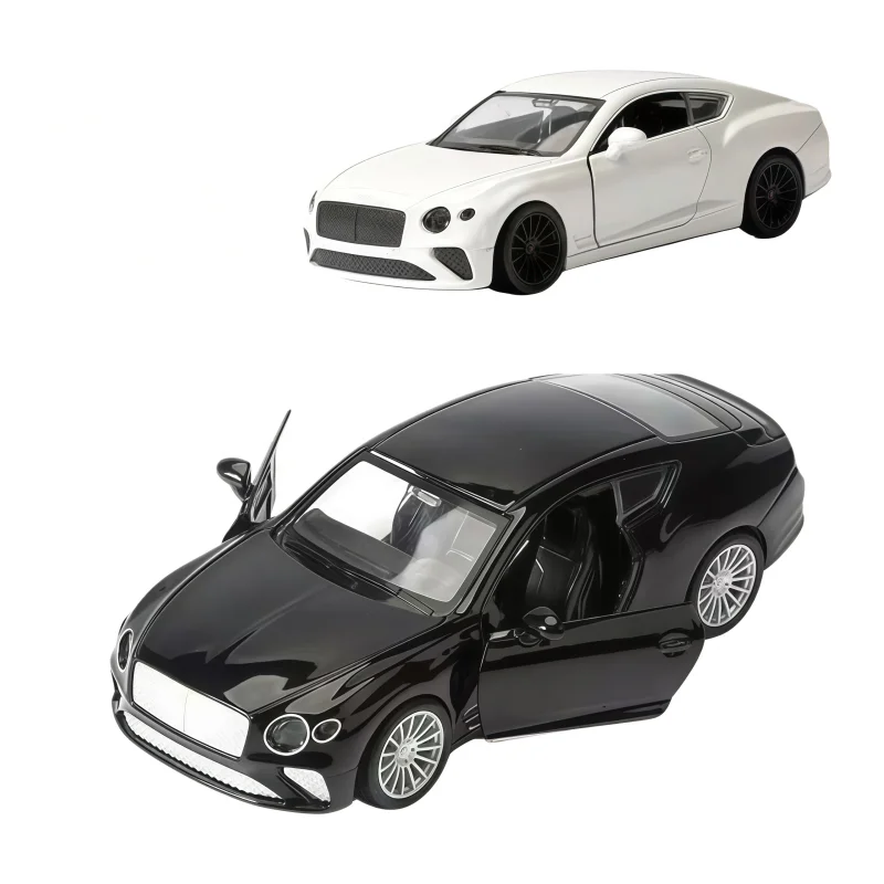 1/36 scale simulation alloy sports car mold, with return force function, can open door design, boy toy car, suitable for collect