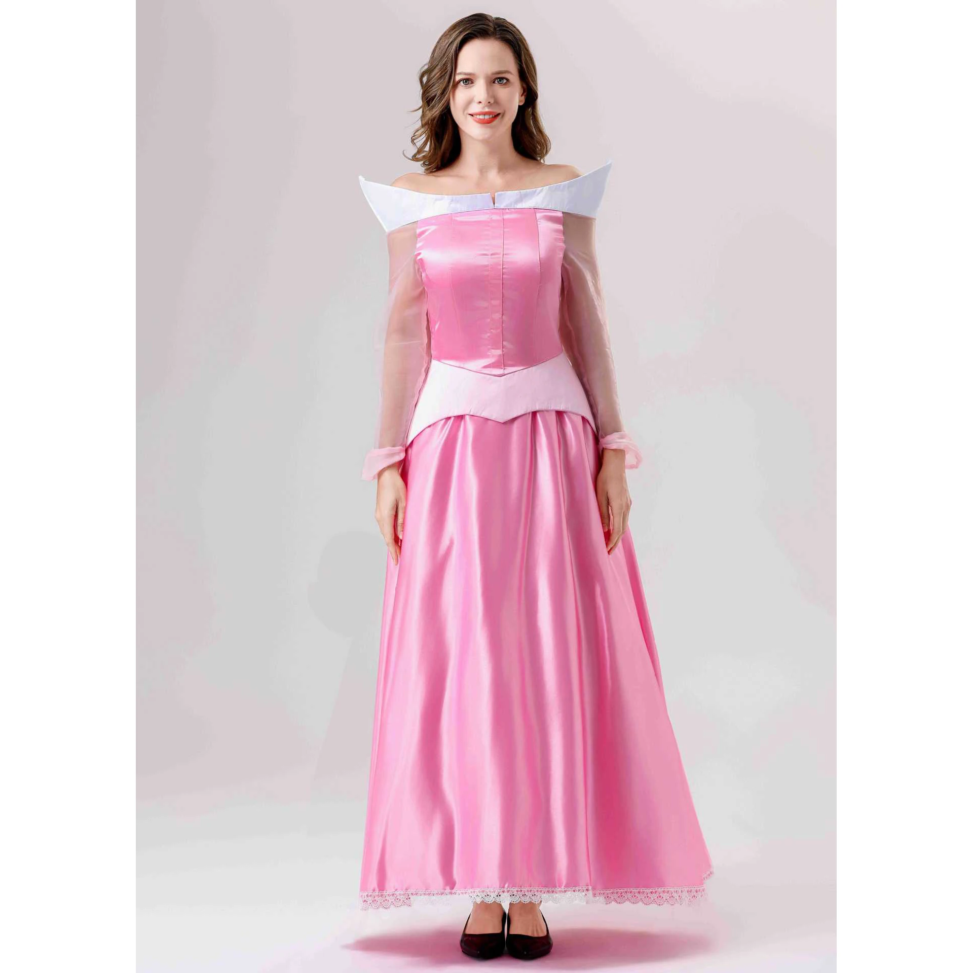 Fashion Women's Fancy Princess Snow White Yellow Bella Cinderella Elsa Anna  Rapunzel Sleeping Beauty Cosplay Halloween Dress - AliExpress 200000532