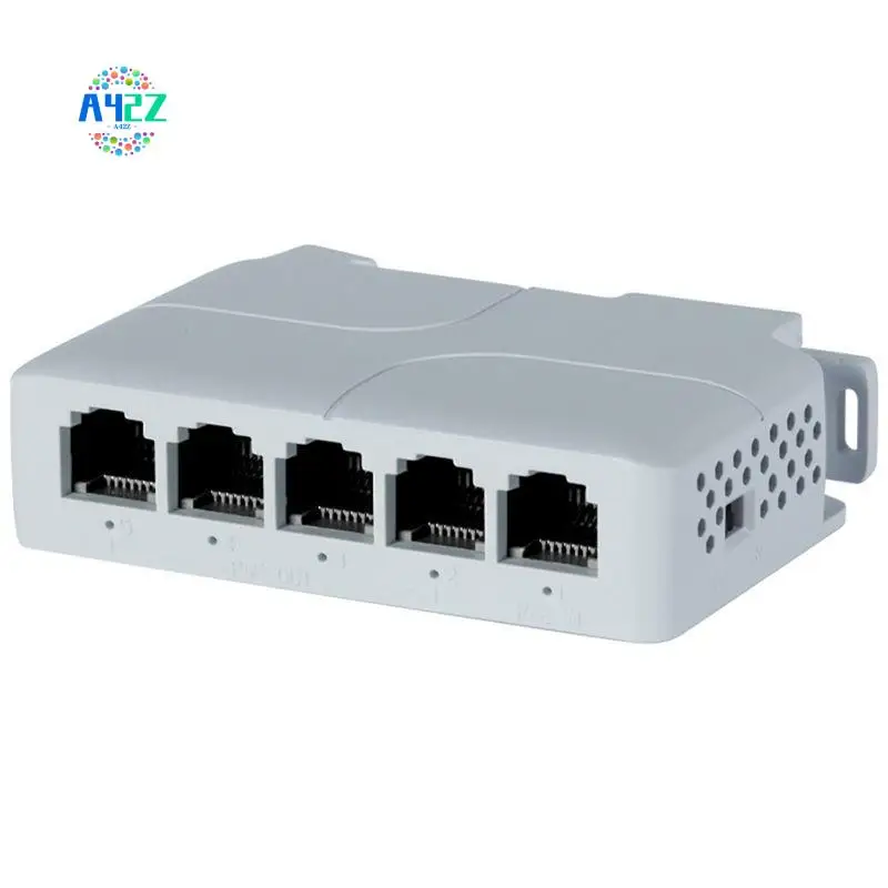 

A42Z-5 Port 10/100Mbps POE Extender 1 In 4 Out Network Switch Repeater Support IEEE802.3Af/At/Bt For Poe Switch NVR IPC
