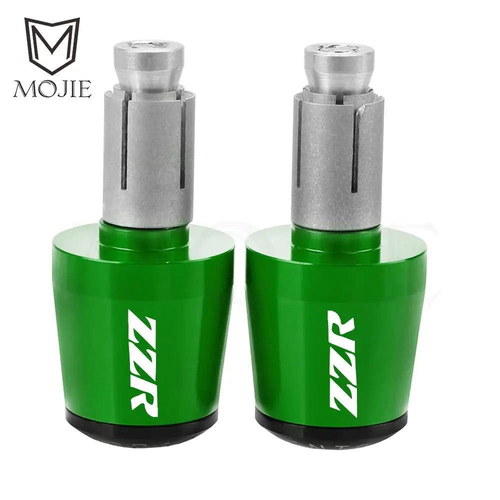 Motorcycles Handlebar Grips Cap Weight PartsAnti Vibration Silder Plug Ends FOR KAWASAKI ZZR ZZR1200 1200 2002 2003 2004 2005