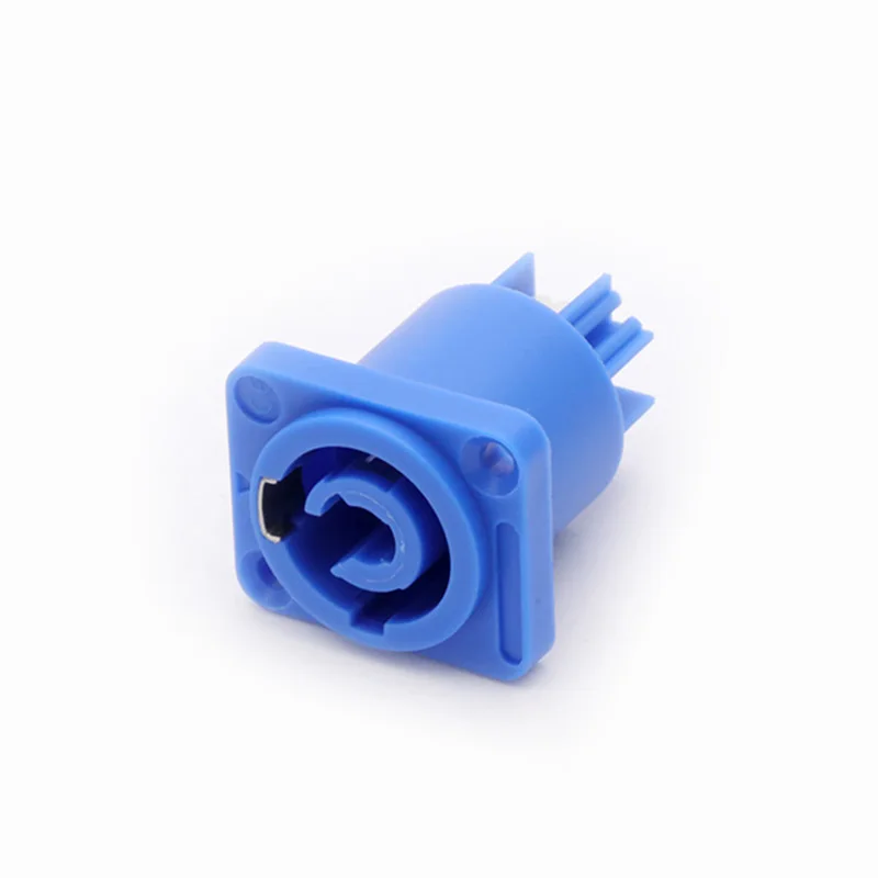 10pcs/lot 3 Pin Powerconnector Female Jack Panel Mount NAC3MPA NAC3MPB AC Power Chassis for Stage Light LED Connector 20A/250V