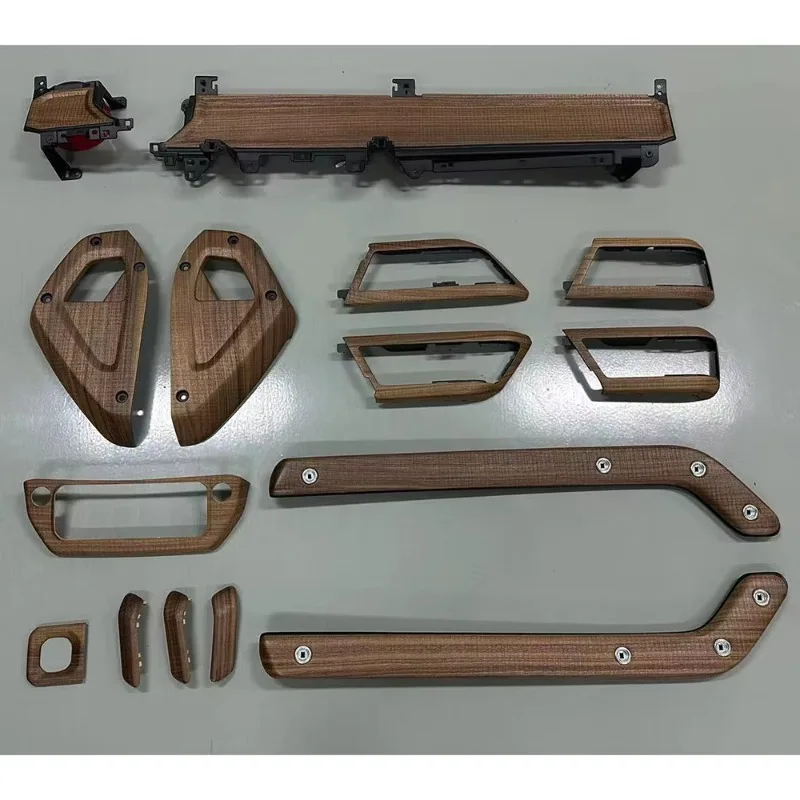 Central Control Armrest Decorative Strip Wheel Frame Center Console Shift Lever Protective Cover for Defender